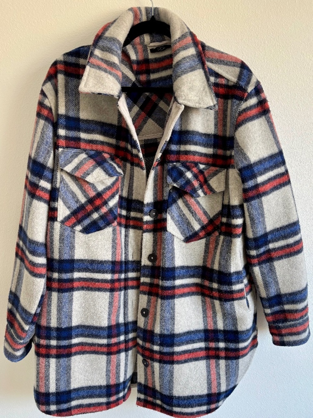 RDI Plaid Oversized Shirt Jacket / Shacket